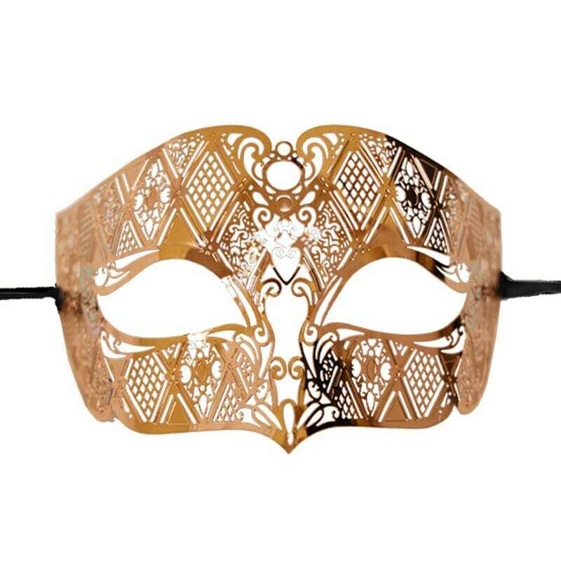 Eleanor Metal Venetian Mask product photo from Abracadabra NYC