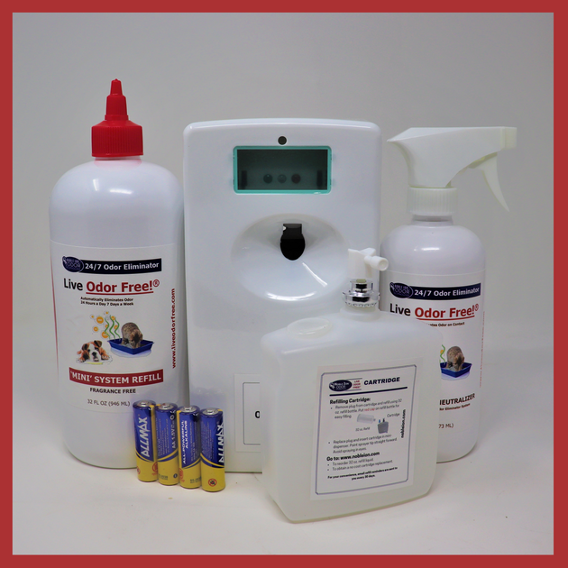 Litter Odor Control: 24/7 Auto Sprayer+Cartridge product photo from Odor Free